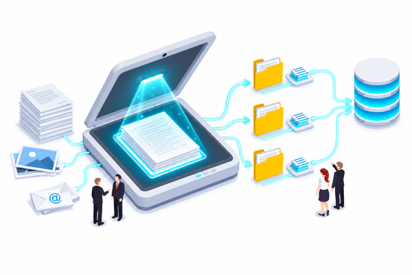 Estrazione automatica di dati da documenti, immagini ed email