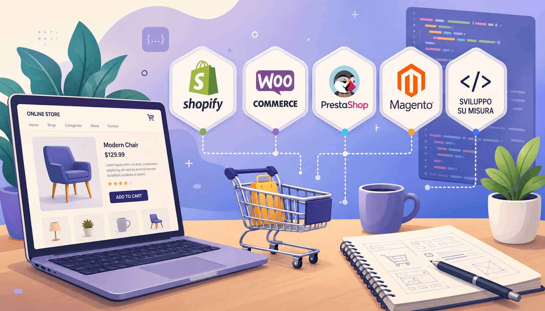Tecnologie di sviluppo per e-commerce